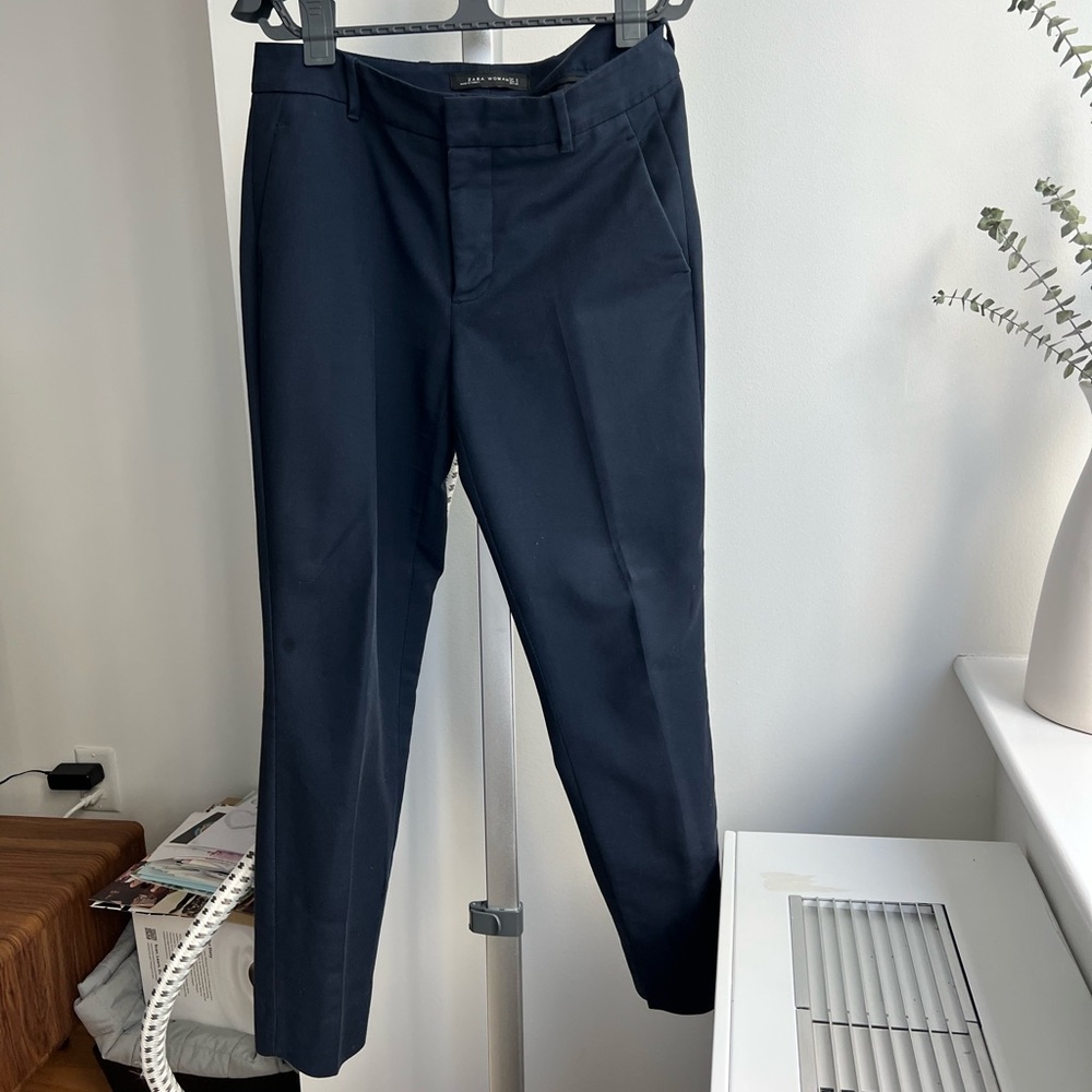 Zara Navy Trousers